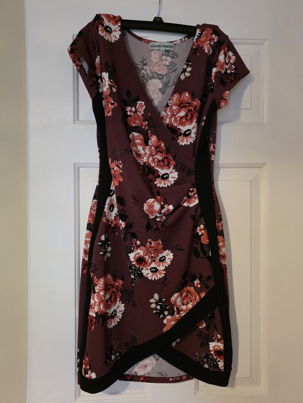 Almost Famous Floral Wrap Dress